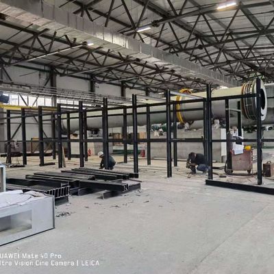 Cylindrical Granular Carbonization Equipment Coal Carbonization Kiln Internal Heating