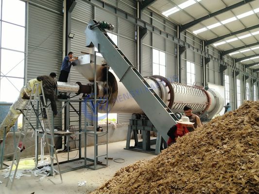 Plc Controlled Activated Carbon Rotary Kiln 380v Input Self Sufficiency Heating