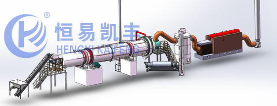 Fully Customized Carbon Activation Kiln PLC Auto Control Large Production Capacity