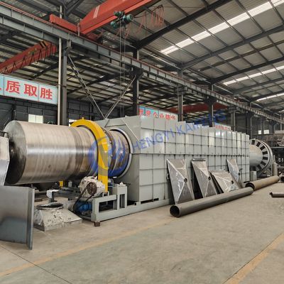 Coconut Shell Carbonization Furnace Horizontal Carbonization Rotary Kiln Fully Automatic Carbonization Machine