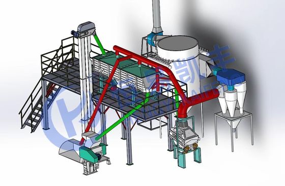 Customized Covered Area Activated Carbon Production Line Featuring Iodine Adsorption Value Greater Than 900mg per gram for Processing