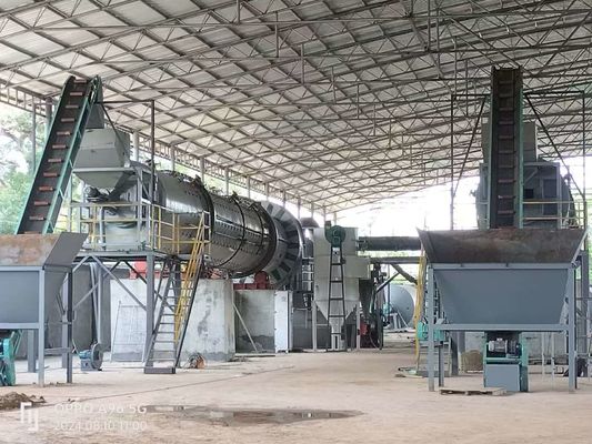 Carbonization Equipment Activated Carbon Rotary Kiln Plc Control For Customized Production