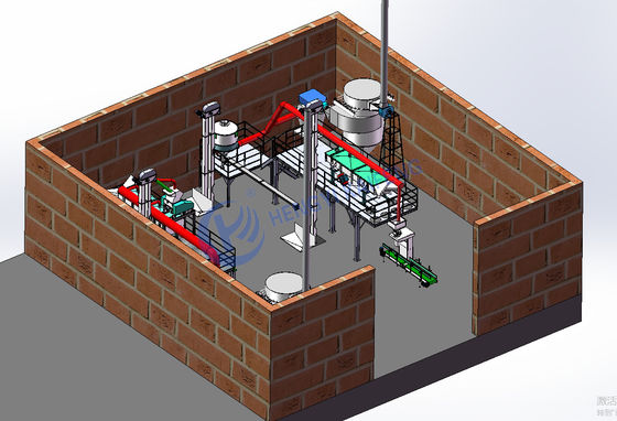 380V/50HZ Ash Removal System For On Site Assembly Pipeline Type ...